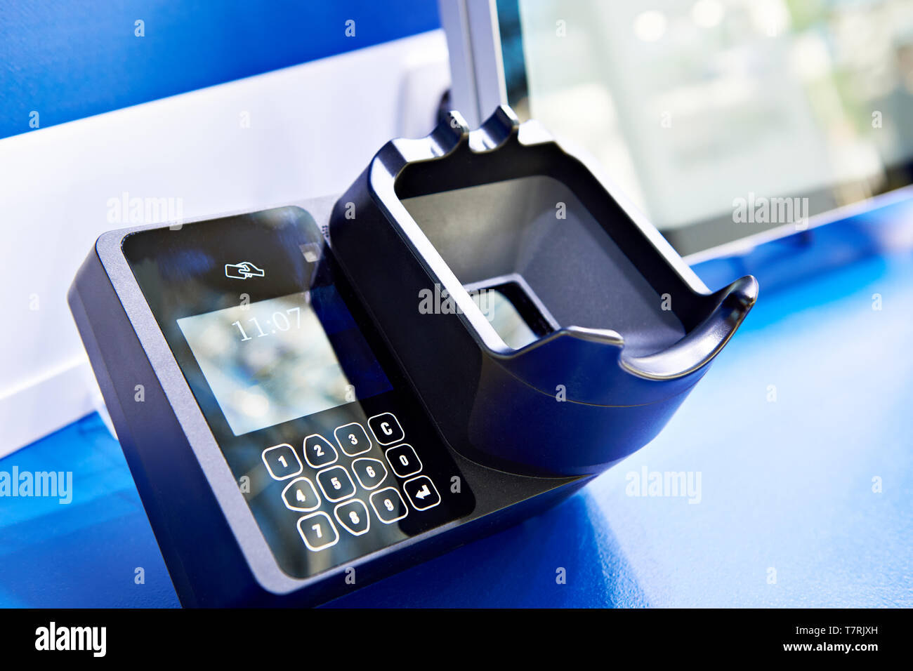 Biometrico sistemi di accesso Foto Stock