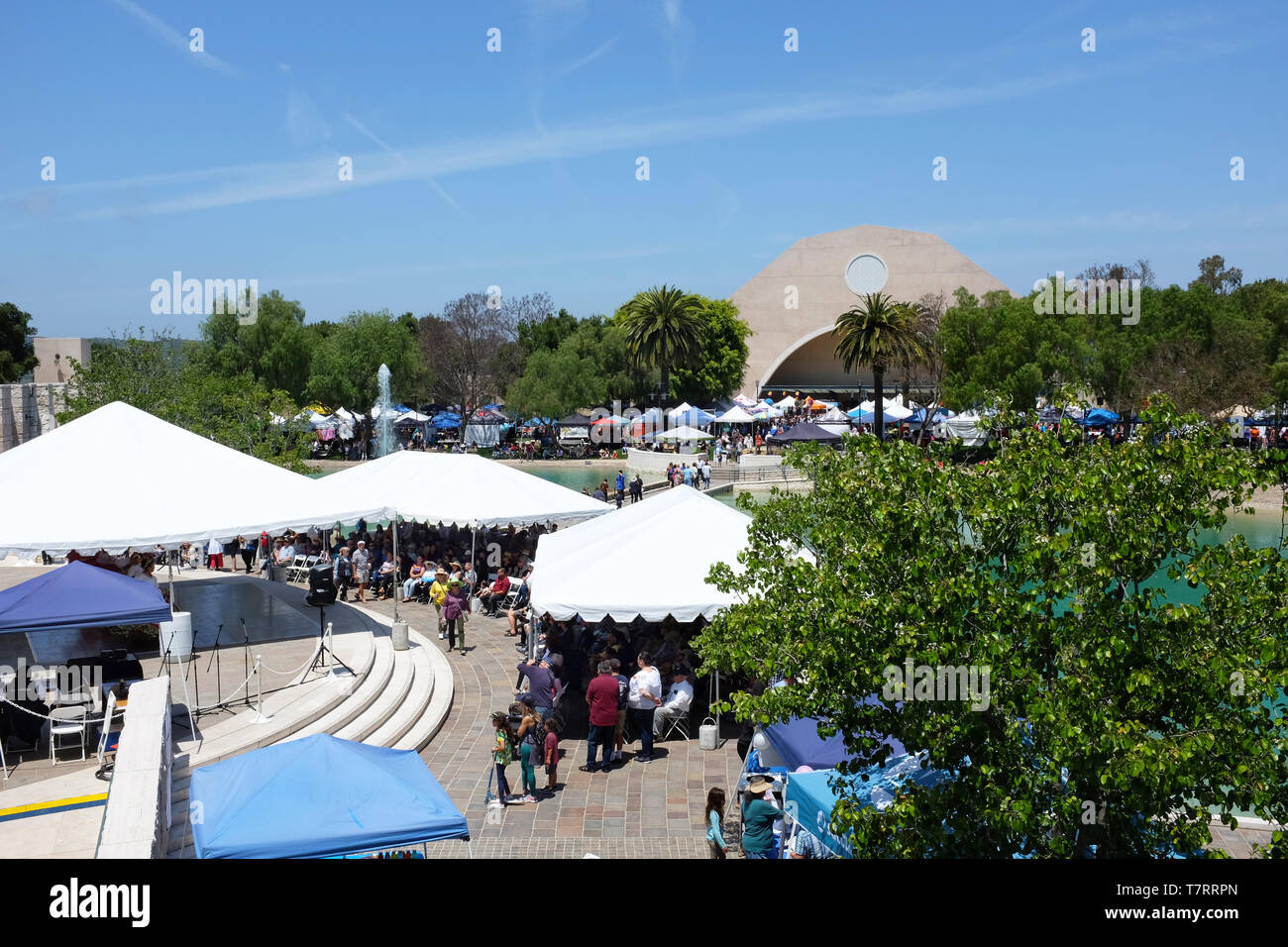 ALISO Viejo, California, 4 maggio 2019: Pace Lago stadio a Soka Universith durante la diciottesima edizione del Festival Internazionale. Foto Stock
