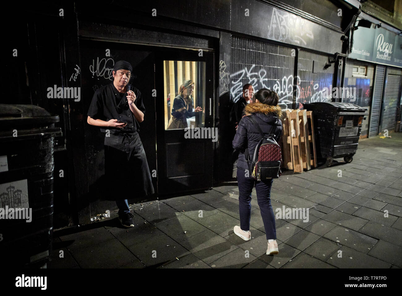 Iconico Newcastle su tempo di interruzione per ristorante t personale Foto Stock