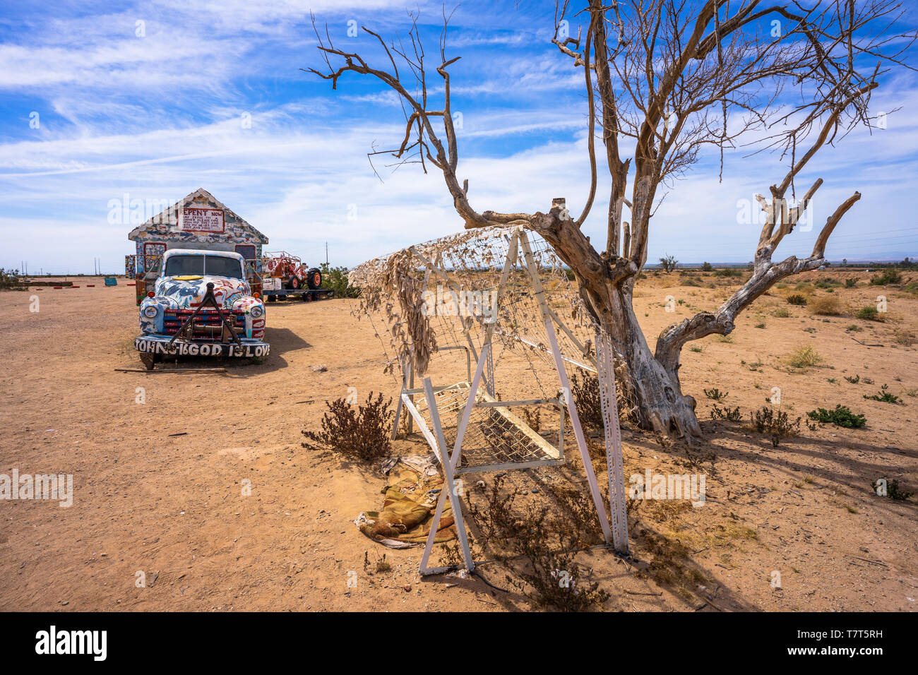 Solo nella bramma City California Foto Stock