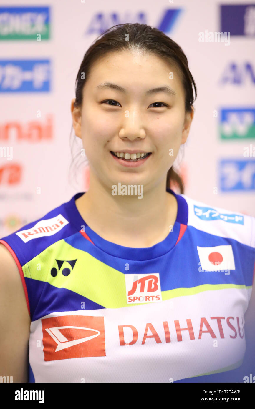 Tokyo, Giappone. 8 Maggio, 2019. Arisa Higashino (JPN) Badminton : Giappone squadra nazionale della sessione di formazione a Tokyo in Giappone . Credito: YUTAKA AFLO/sport/Alamy Live News Foto Stock