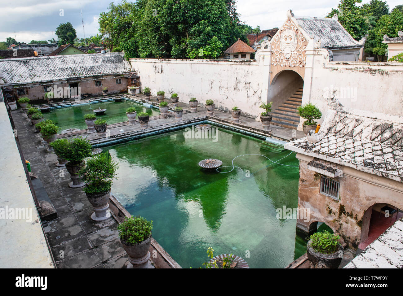 Indonesia, Java , Yogyakarta area,Yogyakarta, Kraton palace, il castello d'acqua(Tamansari) Foto Stock