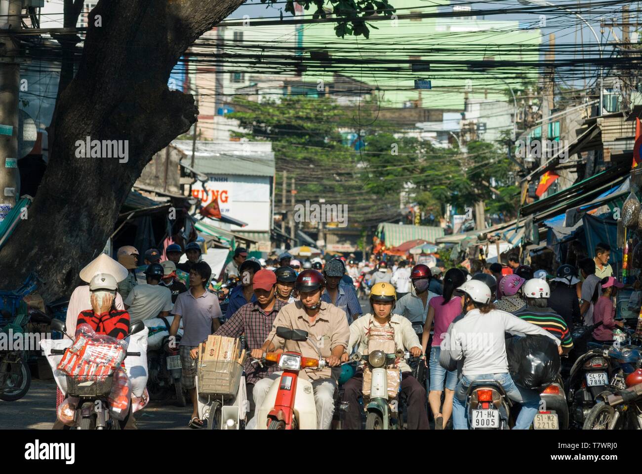 Il Vietnam, la regione di Sud Est, la città di Ho Chi Minh (Saigon), Cho Lon, Chinatown Foto Stock