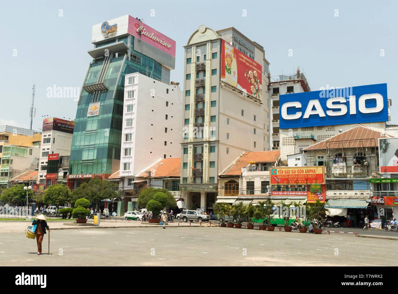 Il Vietnam, la regione di Sud Est, la città di Ho Chi Minh (Saigon), centro città Foto Stock