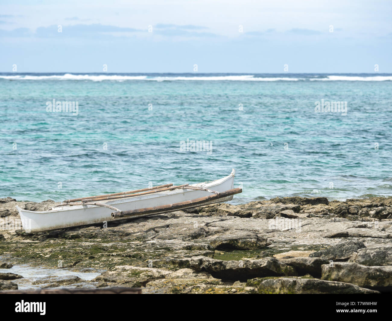 Bellissimo paesaggio a Guyam isola a Siargao, Filippine Foto Stock