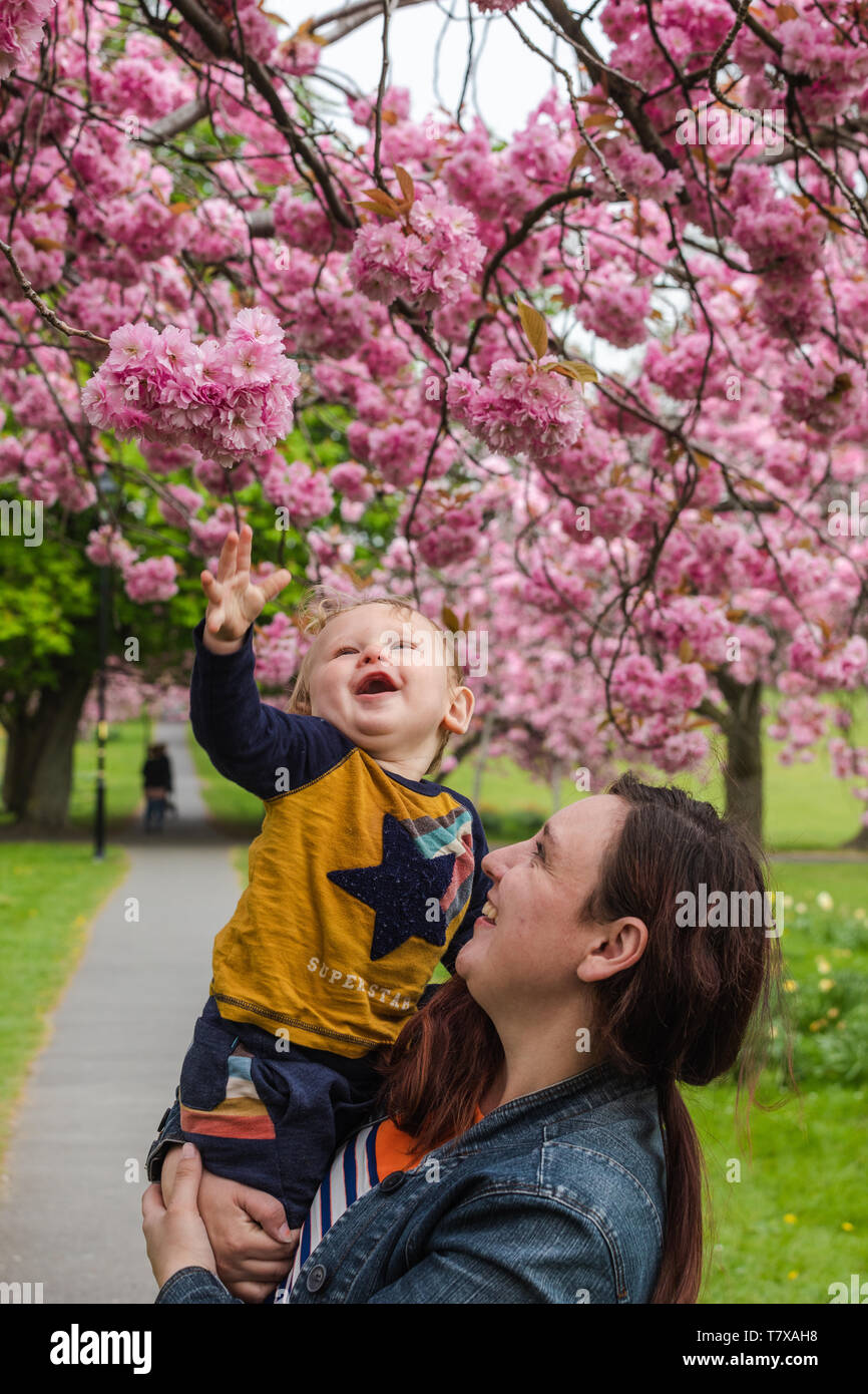 Madre e bambino Foto Stock