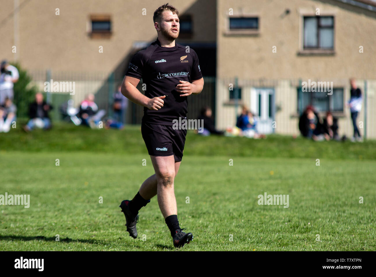 Valley Cougars v tutti gli ori a Nelson RFC in RFL Conferenza meridionale il 4 maggio 2019. Foto Stock