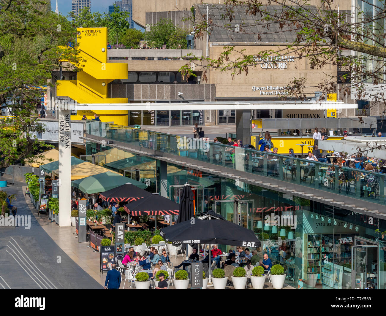 Queen Elizabeth Hall & Purcell Room, Southbank Centre di Londra, Regno Unito. Foto Stock