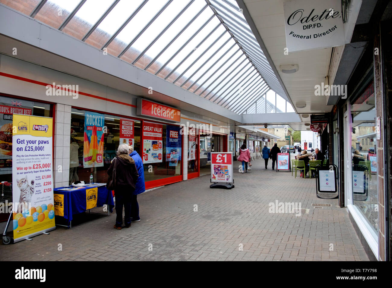 Intorno a Calne una piccola città Wiltshire, WILTSHIRE REGNO UNITO. Foto Stock