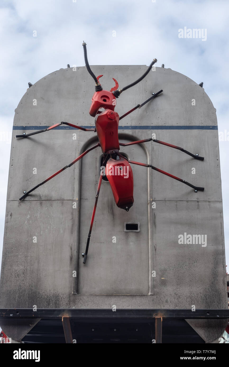 Cantiere di aceto, St Thomas Street, Londra/ Regno Unito - 9 Maggio 2019 : Cantiere di aceto, London's New Street Market alimentare Foto Stock