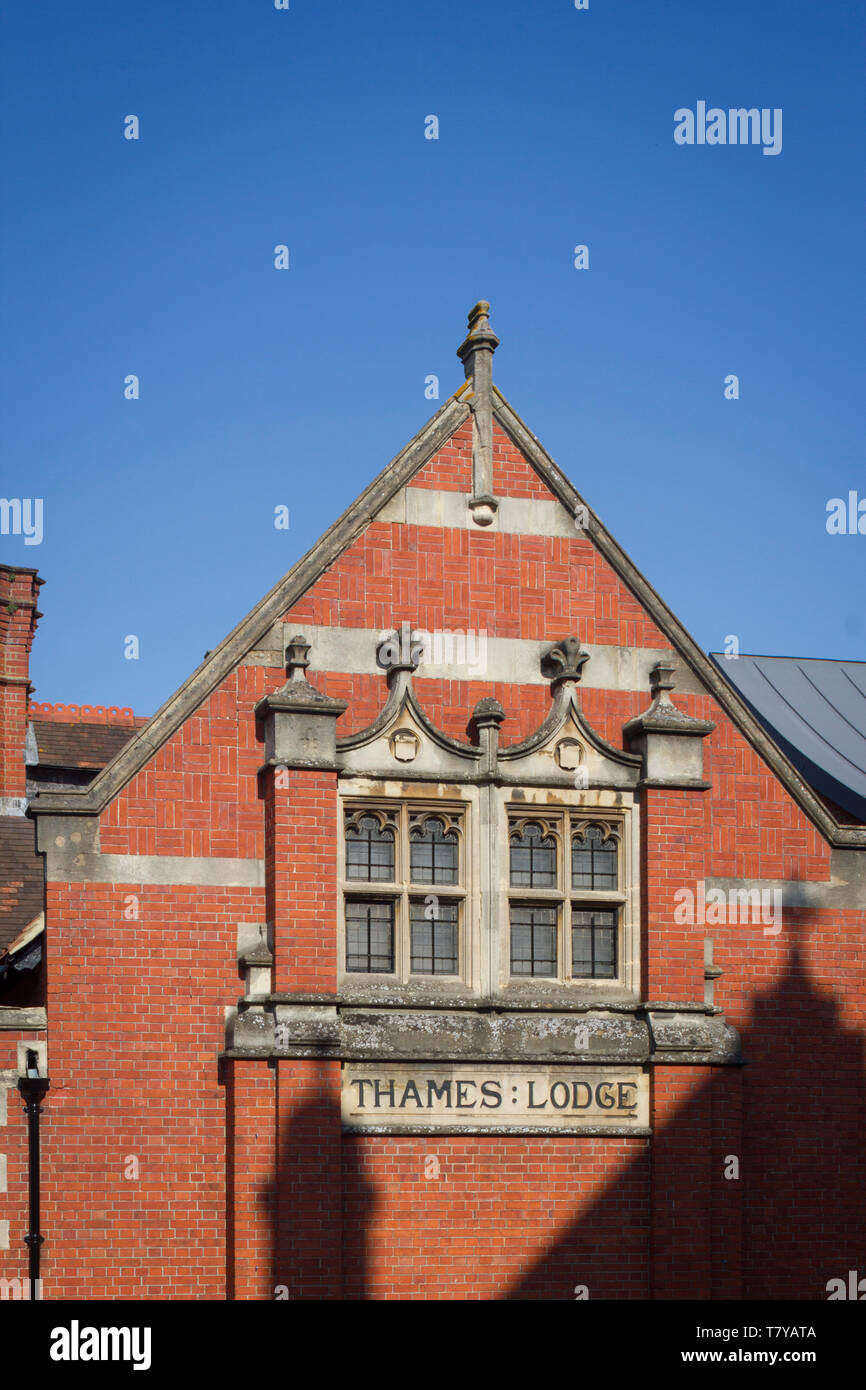 Thames Lodge, Vittoriano Masonic Lodge building e home per la Thames Lodge il ramo di Massoni a Henley-on-Thames. Foto Stock