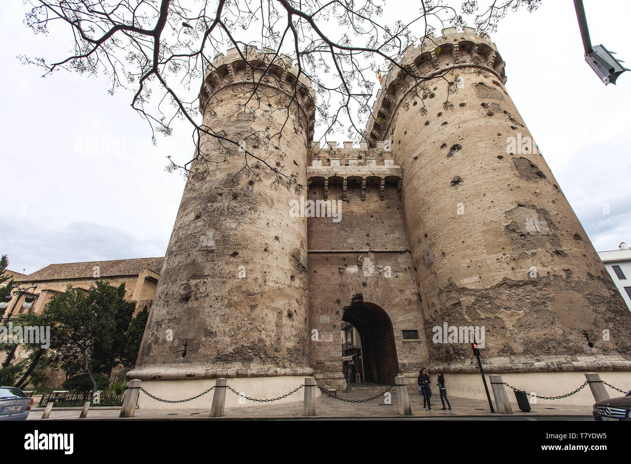 Spagna, Valencia, Torri di Quart foto Federico Meneghetti/Sintesi/Alamy Stock Photo Foto Stock