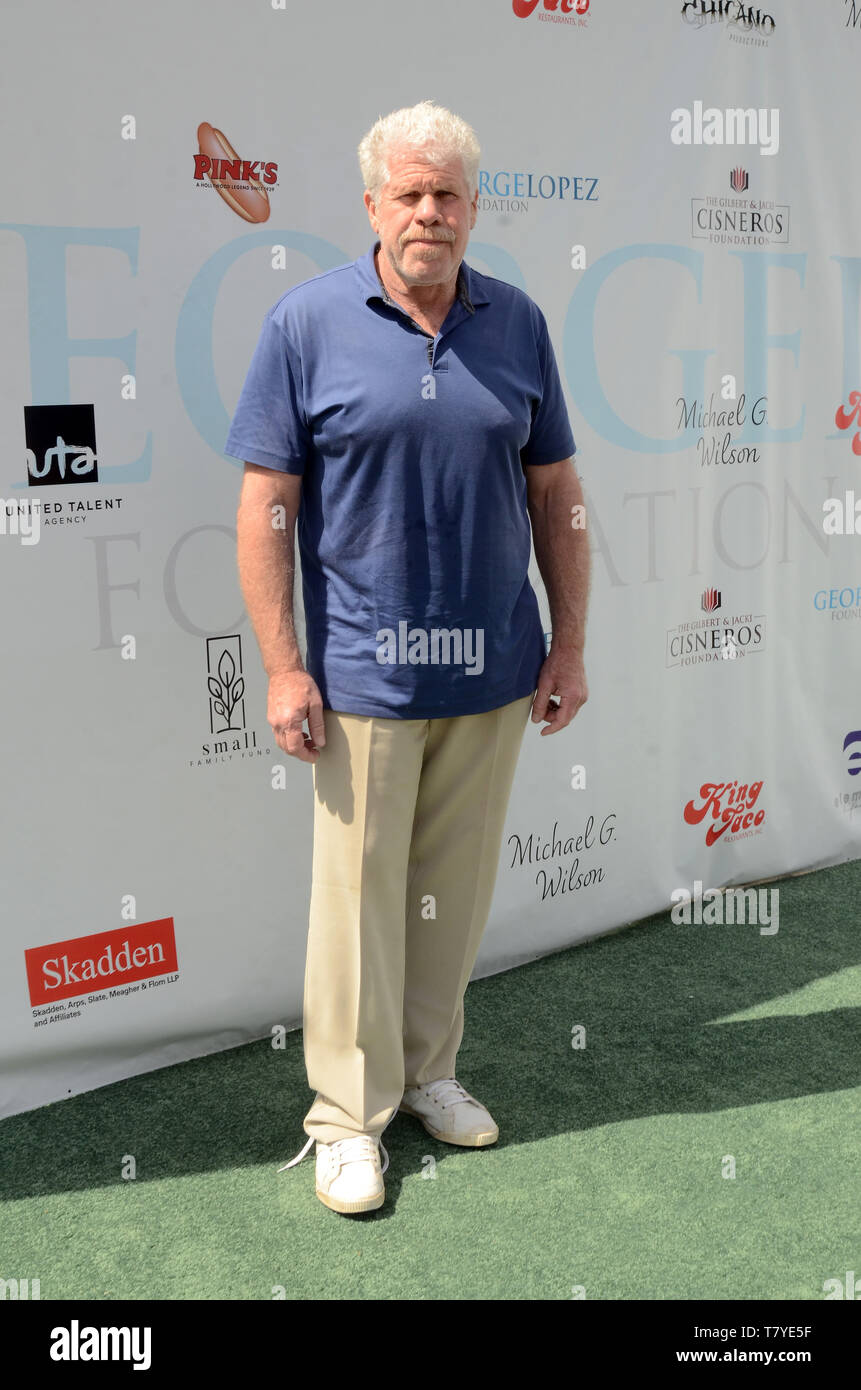 6 maggio 2019 - Burbank, CA, Stati Uniti d'America - LOS ANGELES - 6 maggio: Ron Perlman al George Lopez torneo di golf al lago Golf Club il 6 maggio 2019 a Burbank, CA (credito Immagine: © Kay Blake/ZUMA filo) Foto Stock