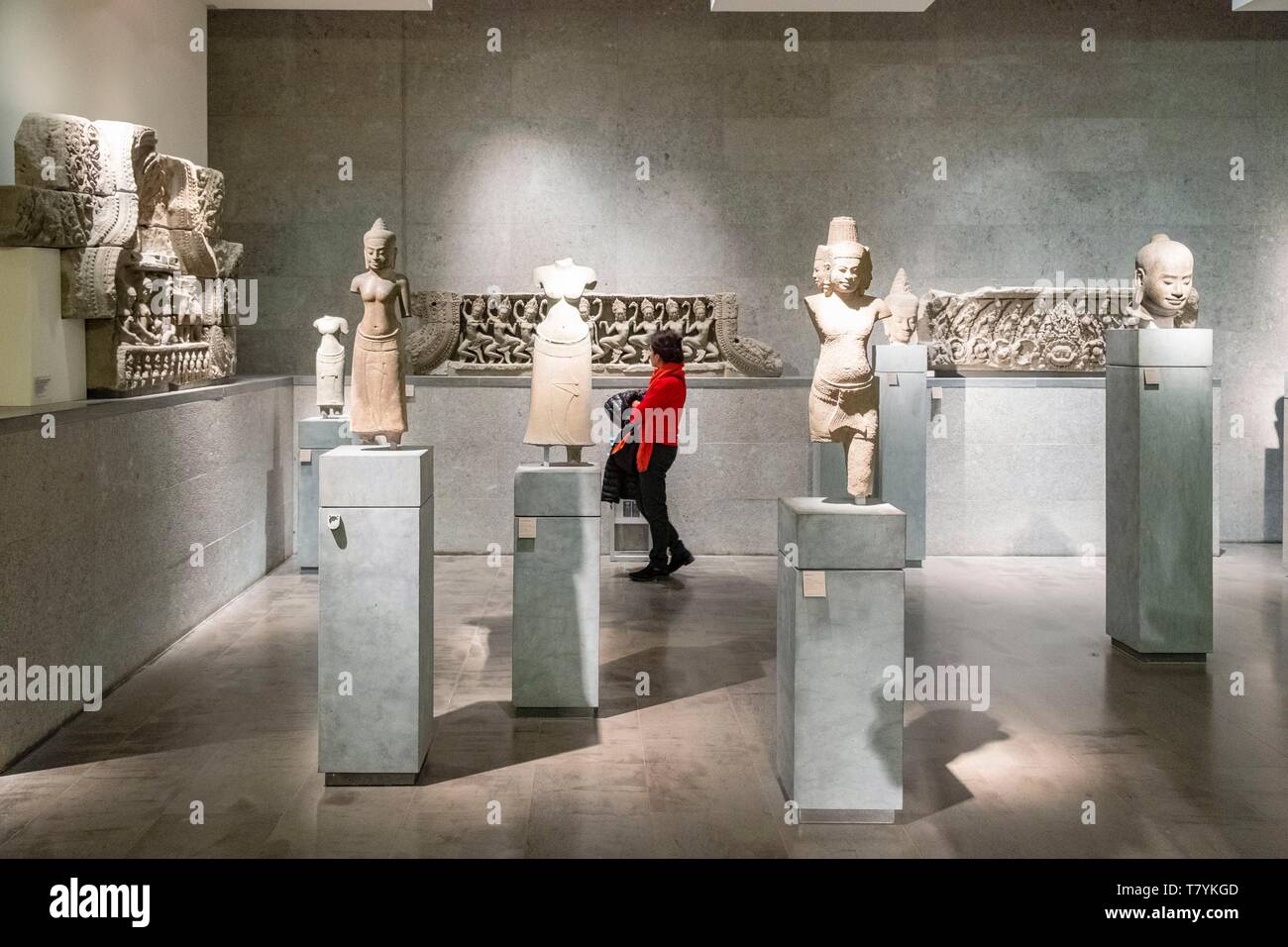 Francia, Parigi, Museo Nazionale delle Arti asiatiche Guimet MNAAG abbreviata Foto Stock