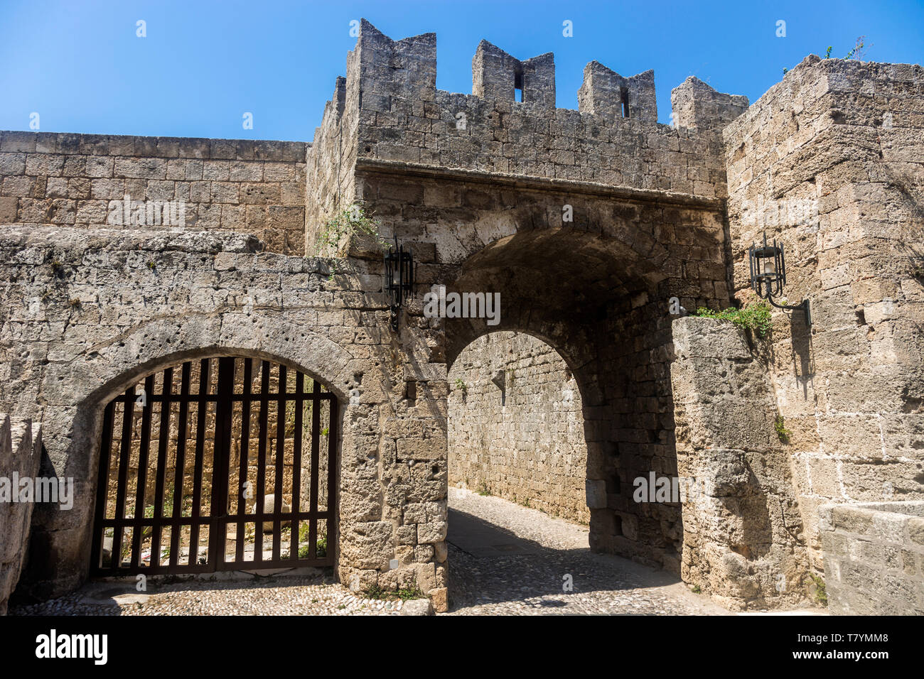 Rodi città vecchia - Grecia Foto Stock