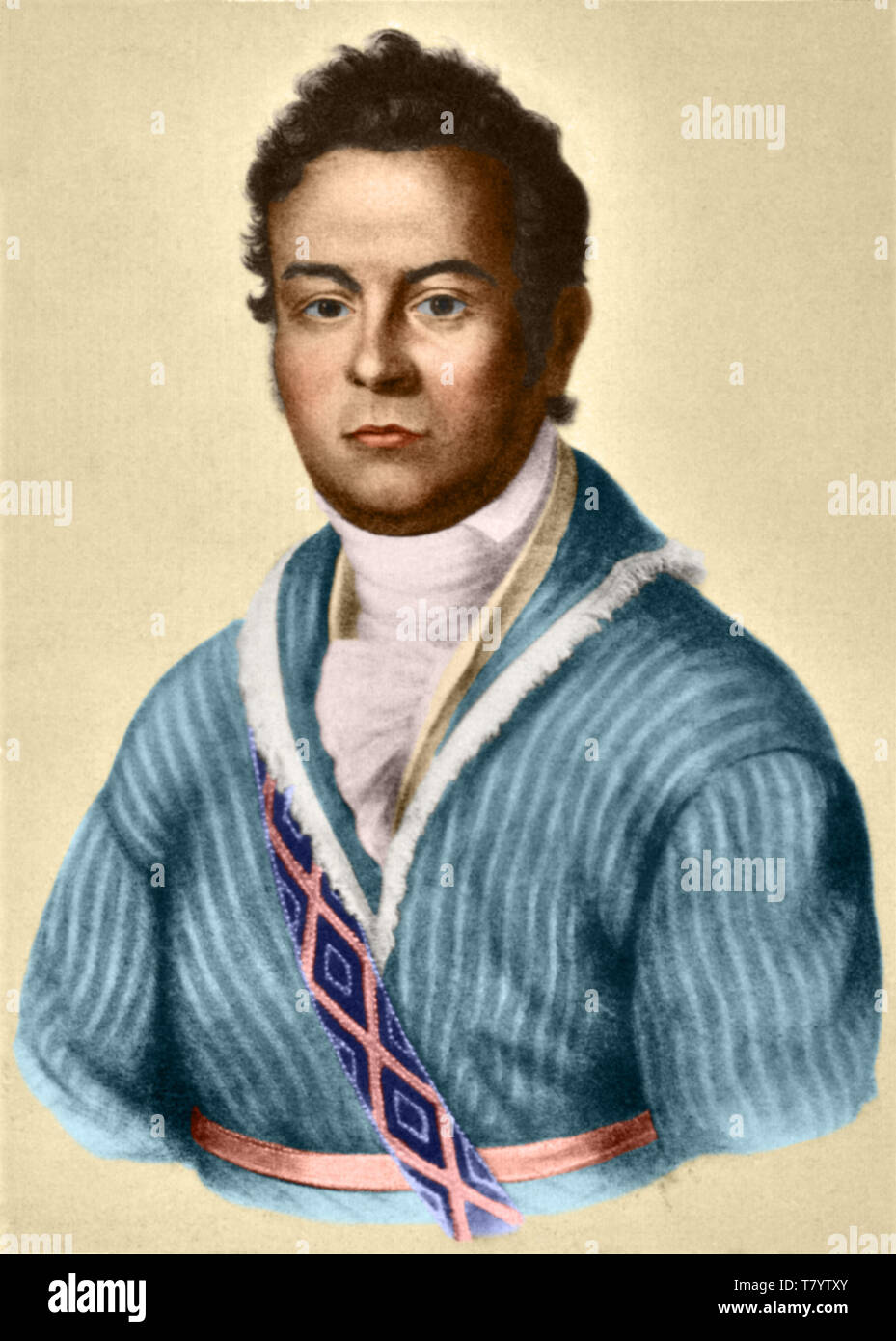 David Vann, indiani Cherokee Leader Foto Stock