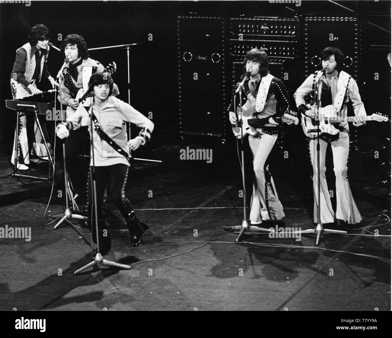 Donny Osmond a Hilversum, TV-Studios, Paesi Bassi - 1974. Foto Stock