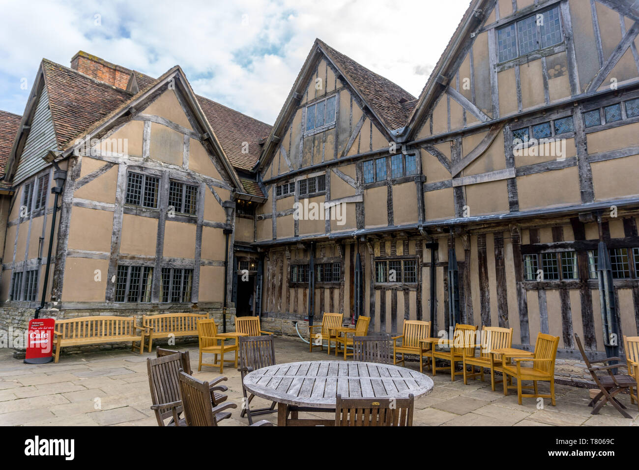 Hall's Croft, Stratford-upon-Avon, era di proprietà di William Shakespeare la figlia Susanna Hall e suo marito John Hall Foto Stock