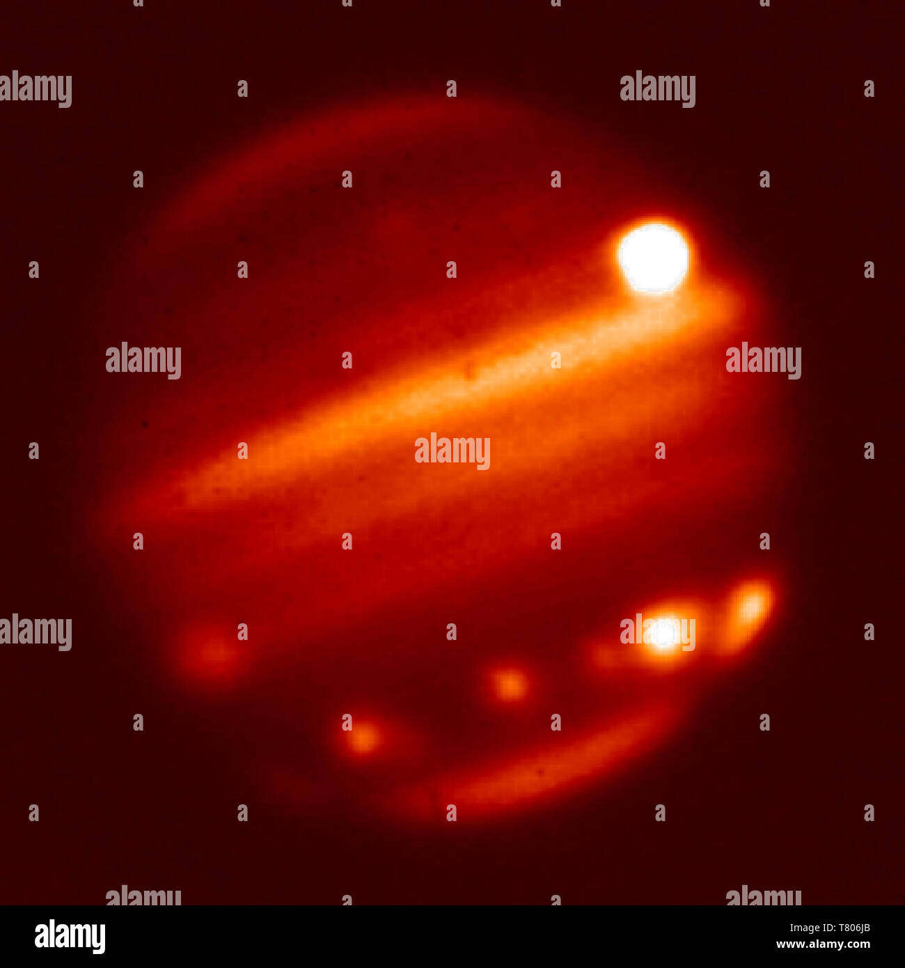 Comet Shoemaker-Levy/Giove collisione Foto Stock