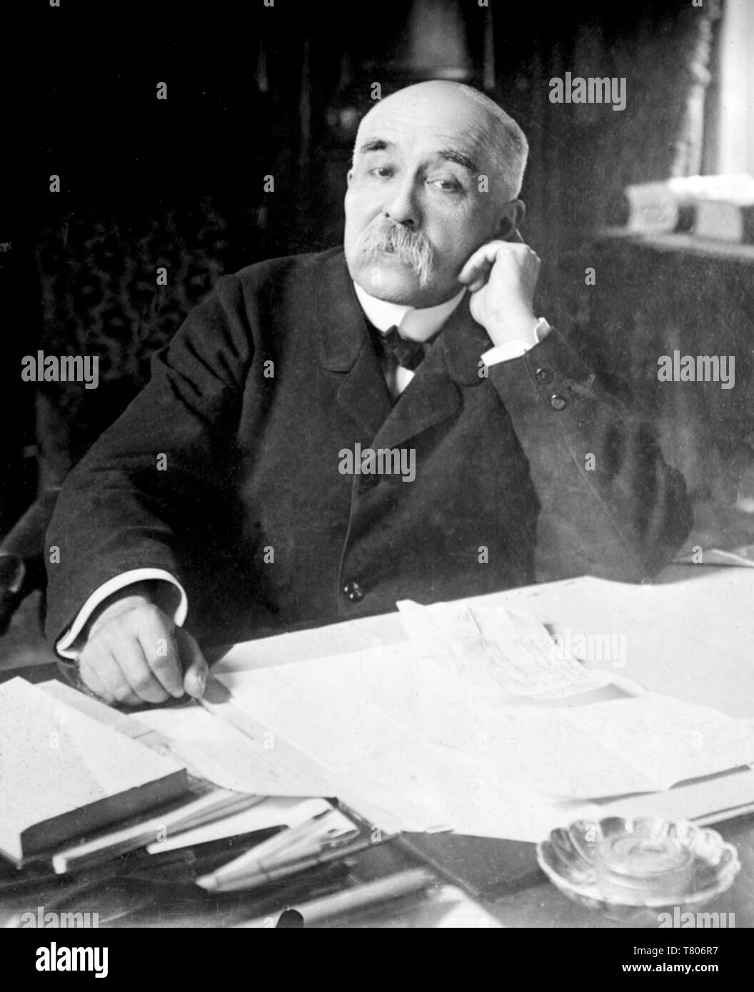 Georges Benjamin Clemenceau, uomo politico francese Foto Stock