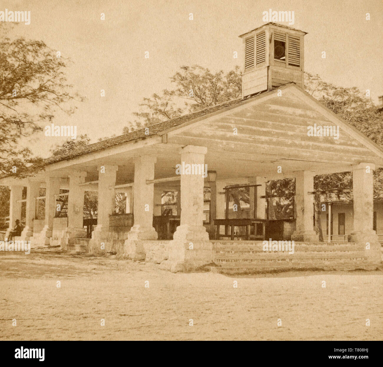 Ex mercato di schiavi, Sant'Agostino, Florida, 1870 Foto Stock