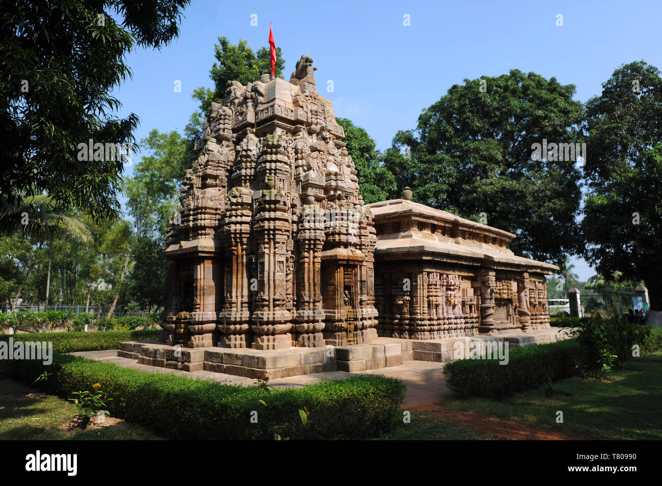 Vimana, fine del decimo secolo Varahi arenaria tempio dedicato a Varaha, Chaurasi, Prachi Valley, Odisha, India, Asia Foto Stock