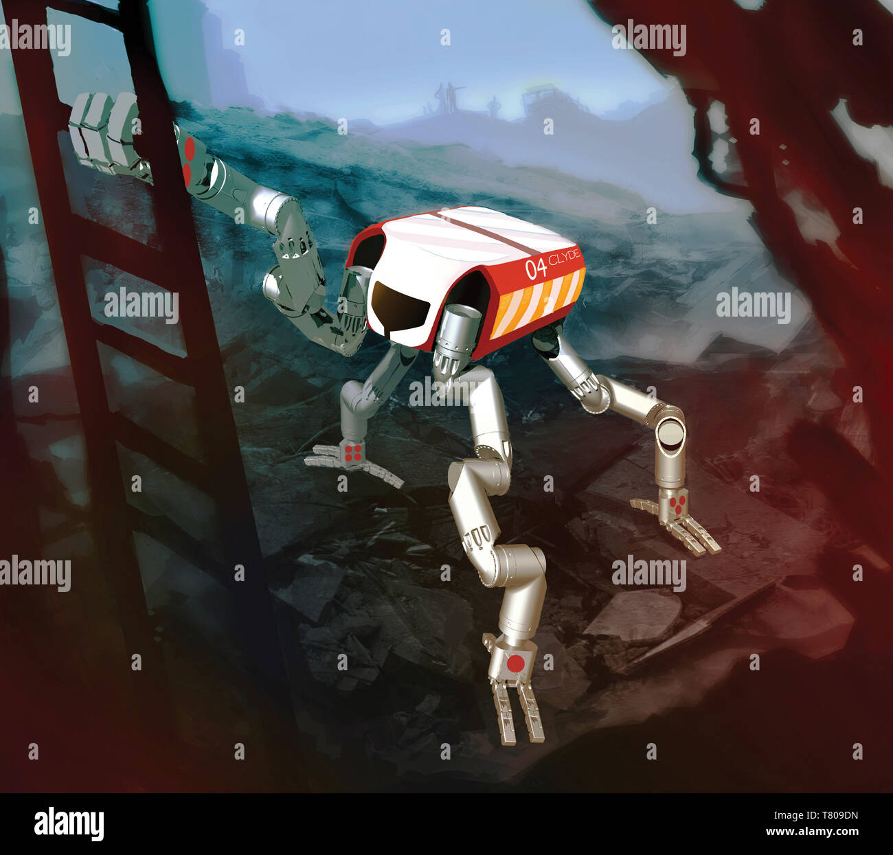 RoboSimian, artista concetto Foto Stock