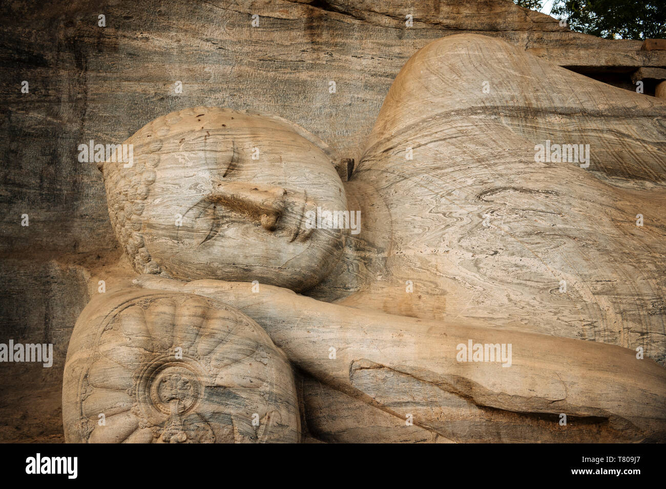 Gal Vihara Temple, Polonnaruwa, Sito Patrimonio Mondiale dell'UNESCO, Nord provincia centrale, Sri Lanka, Asia Foto Stock