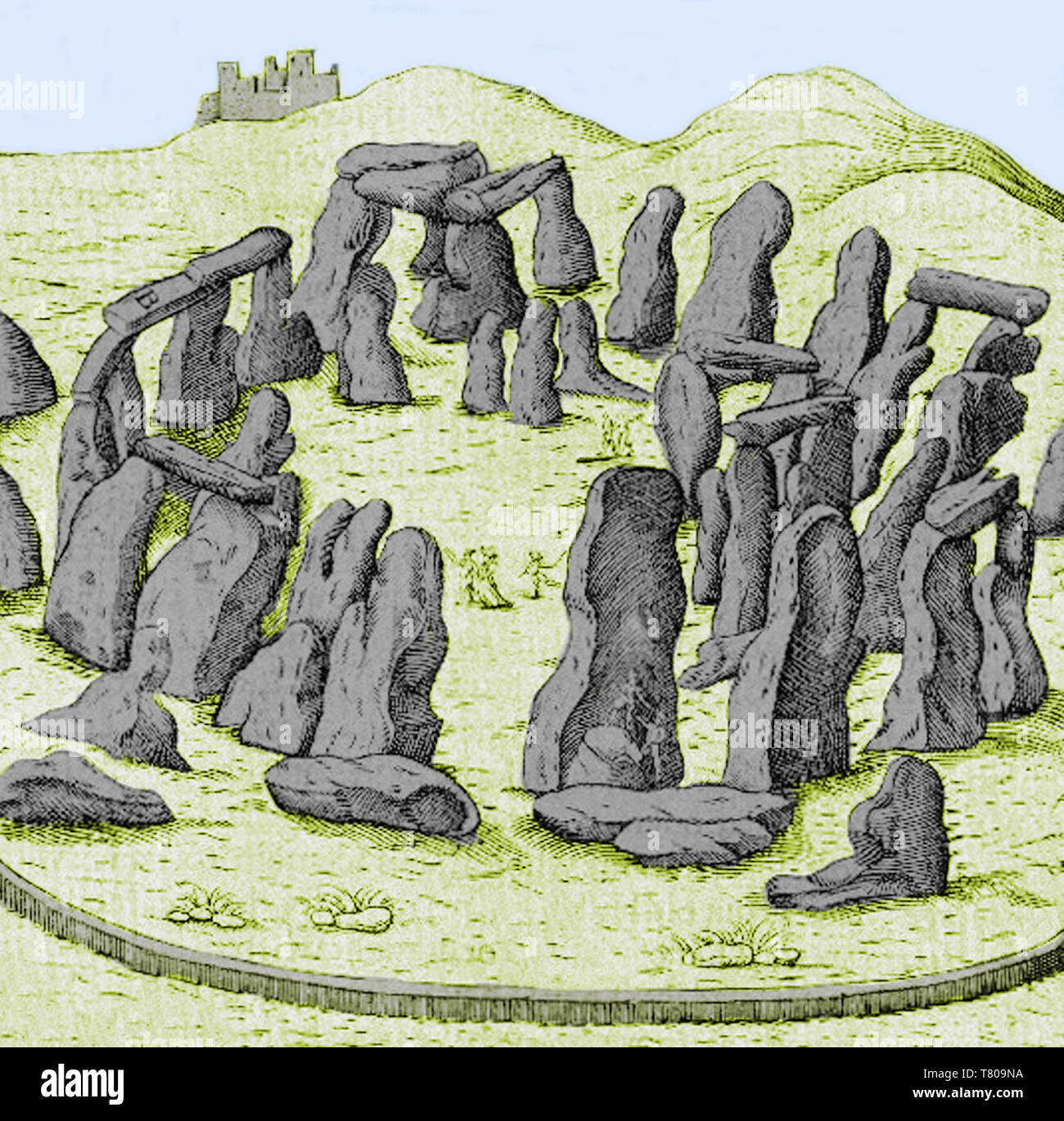 Stonehenge, monumento preistorico Foto Stock