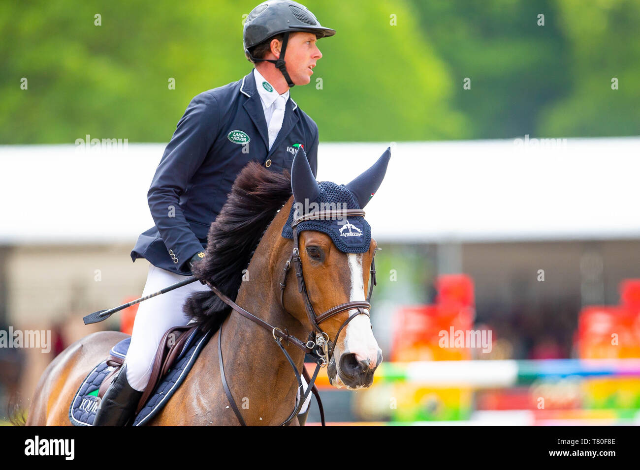 Windsor, Berkshire, Regno Unito. 09 Maggio, 2019. Vincitore. Ben Maher in sella lo zenzero blu. GBR. Land Rover picchetti. 1,45m aperta. Showjumping. Royal Windsor Horse Show. Windsor. Berkshire. Regno Unito. GBR. 09/05/2019. Credito: Sport In immagini/Alamy Live News Foto Stock