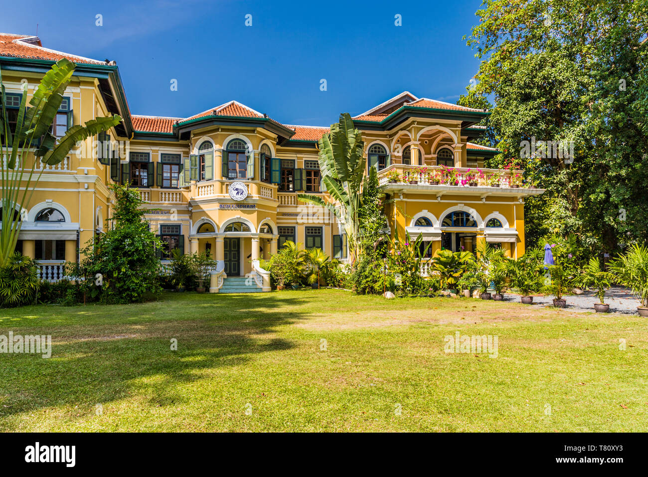 Il ristorante Blue Elephant Governor Mansion ristorante in Phuket Citta Vecchia, Phuket, Thailandia, Sud-est asiatico, in Asia Foto Stock