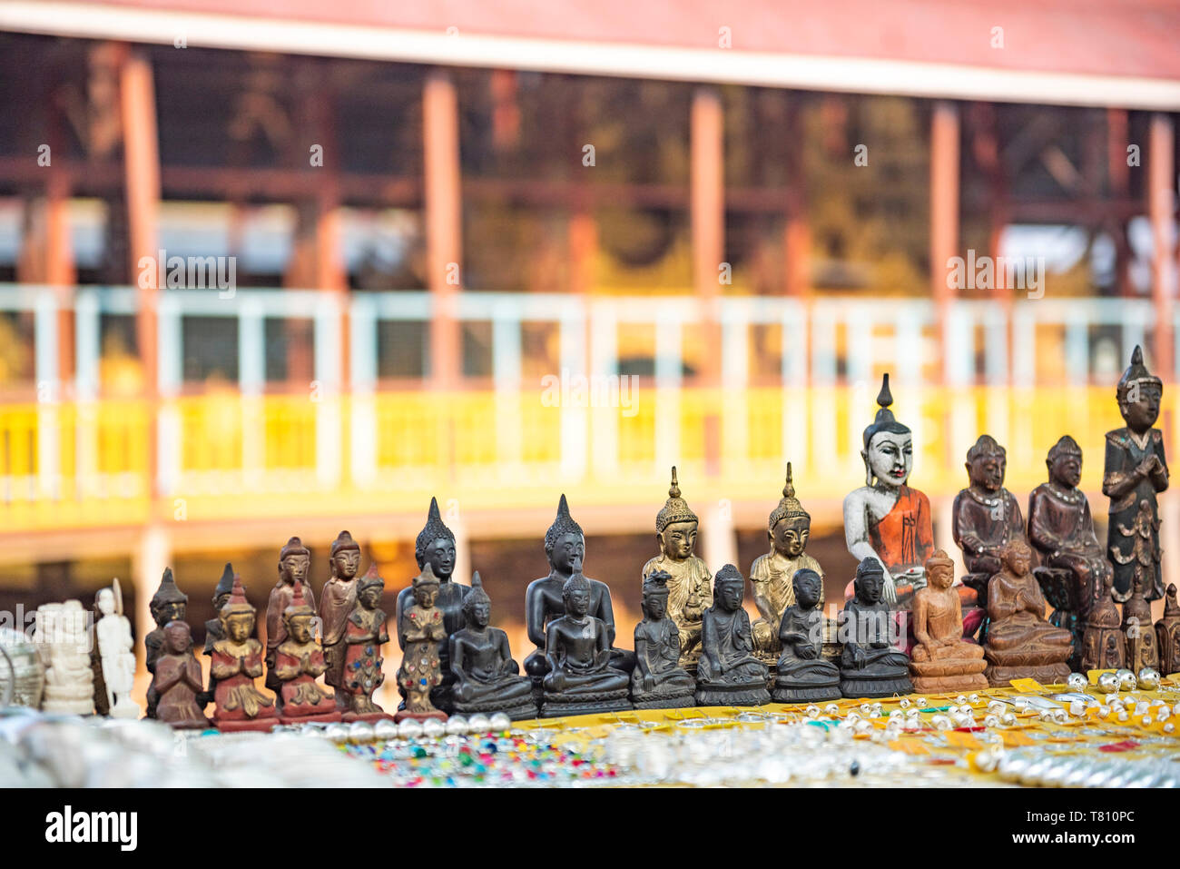 Mercato Ywama, Lago Inle, Stato Shan, Myanmar (Birmania), Asia Foto Stock