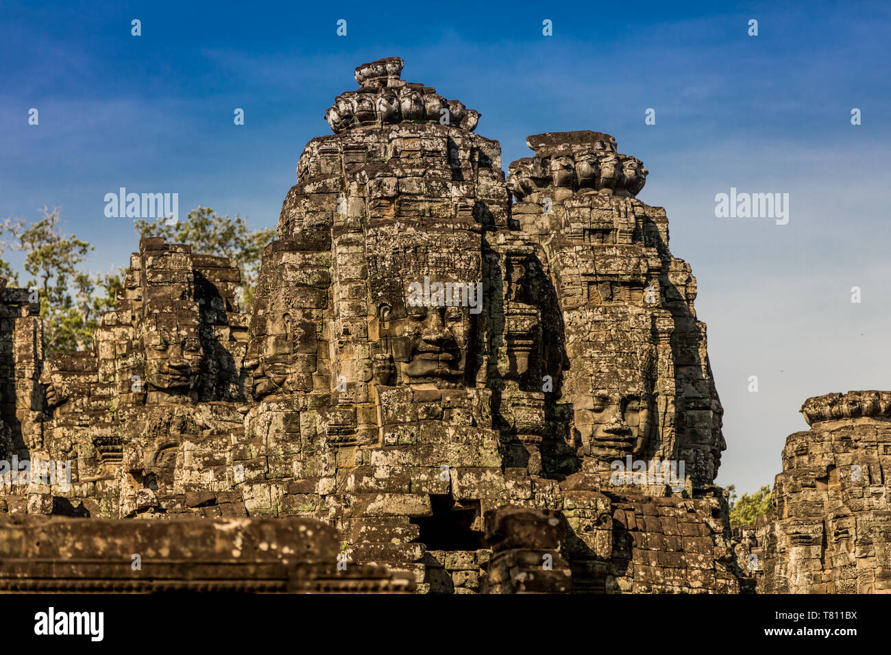Angkor Wat, templi di Angkor, Sito Patrimonio Mondiale dell'UNESCO, Siem Reap, Cambogia, Indocina, Asia sud-orientale, Asia Foto Stock