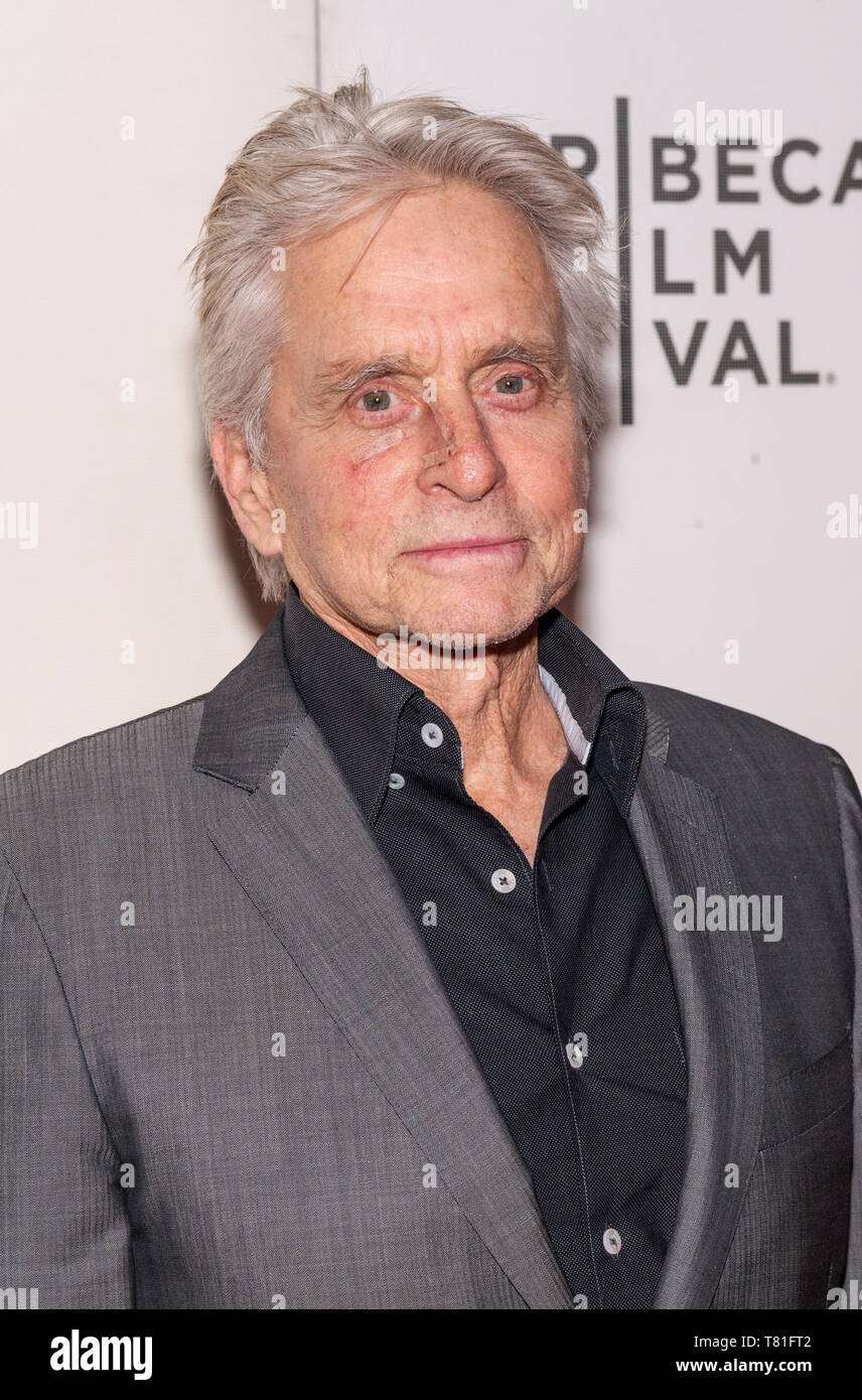 New York, NY - 3 Maggio 2019: Michael Douglas assiste lo screening di prende un pazzo durante il Tribeca Film Festival alla Stella Artois teatro a BMCC TPAC Foto Stock