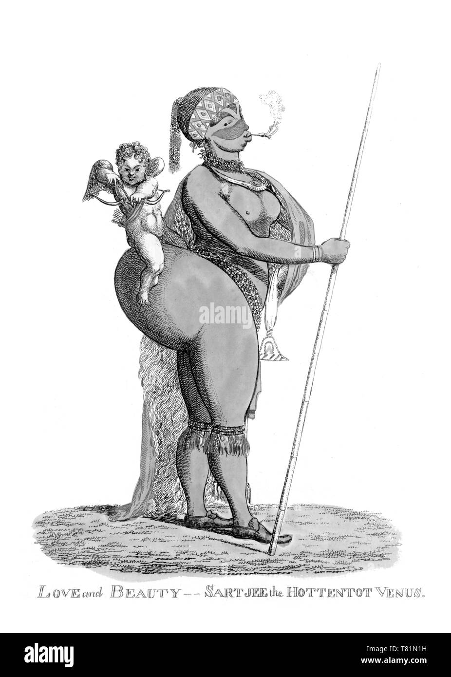 Sara Baartman, Hottentot Venus Foto Stock