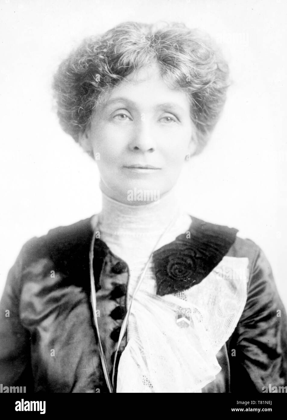 Emmeline Pankhurst, suffragette inglese Foto Stock