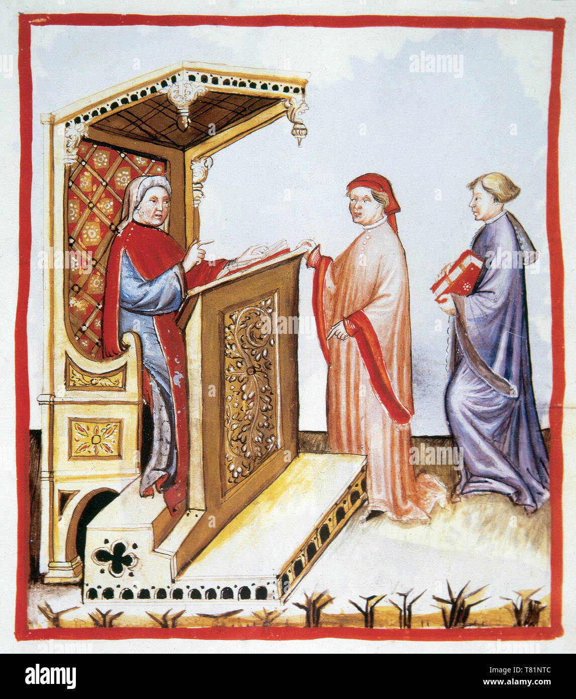 "Tacuinum Sanitatis', studiosi Foto Stock