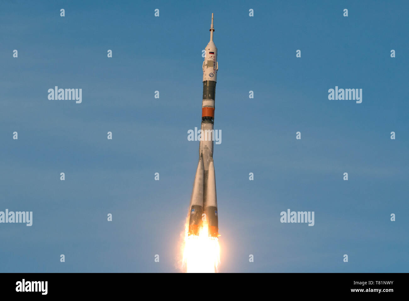Lancio Soyuz, Expedition 58 Foto Stock