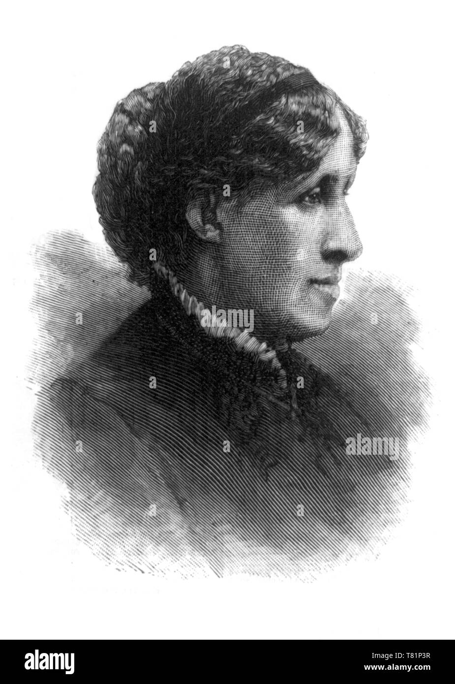 Louisa May Alcott, autore americano Foto Stock