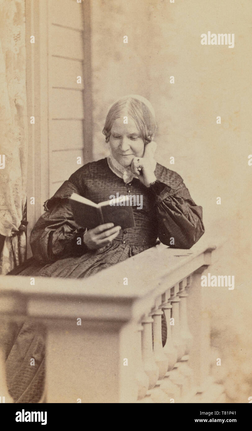 Lydia Maria Child, abolizionista americano e autore Foto Stock