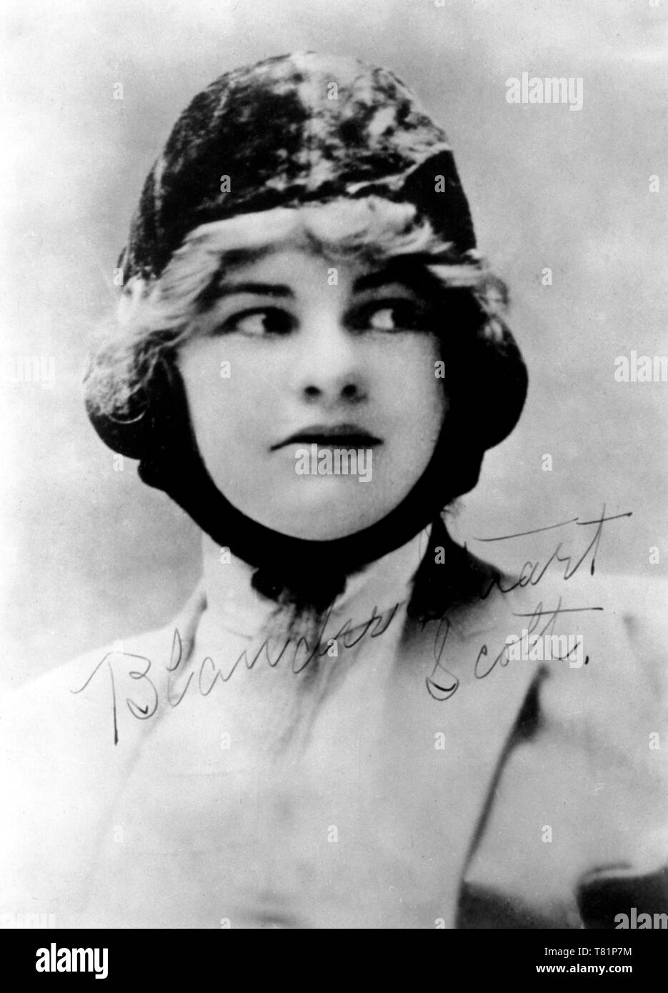 Blanche Scott, American aviatrice e Daredevil Foto Stock