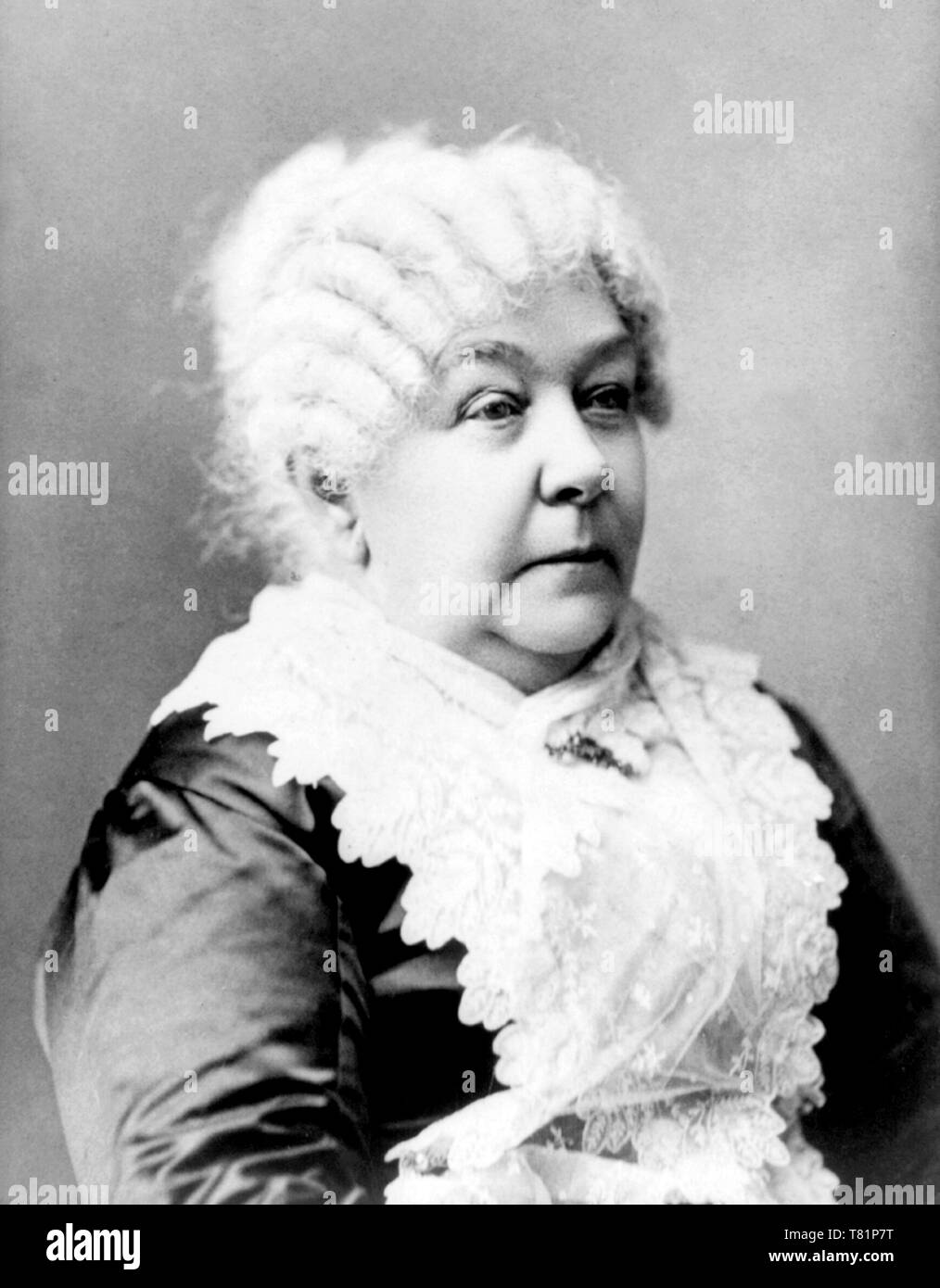 Elizabeth Cady Stanton, abolizionista americano e Suffragette Foto Stock