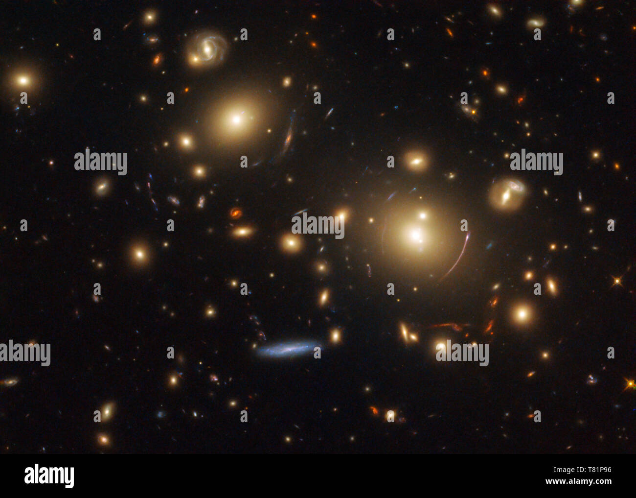 Lensing gravitazionale System Foto Stock