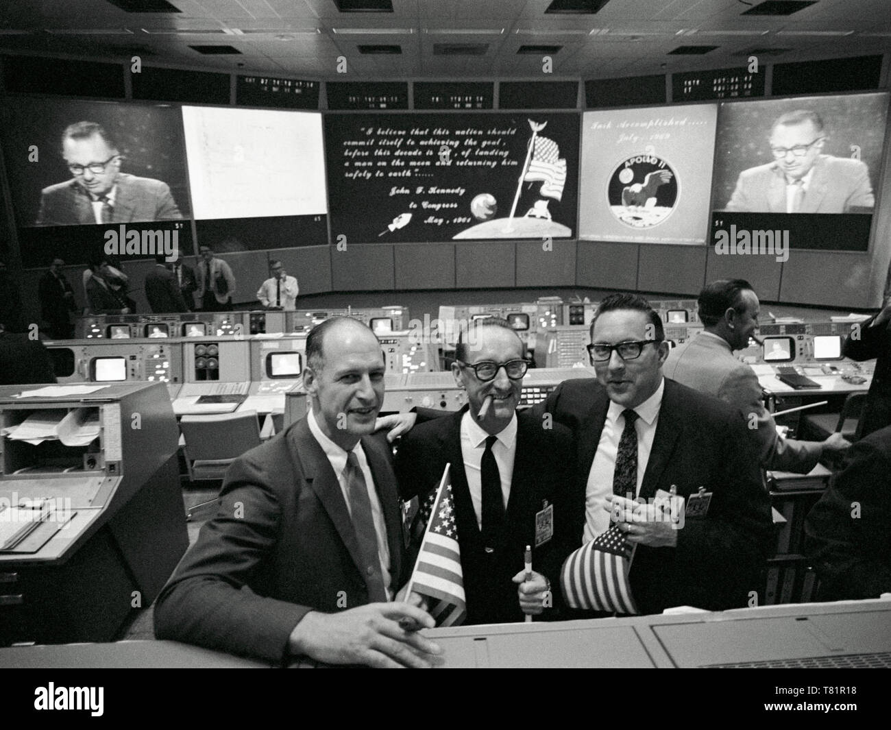 Apollo 11, la NASA celebra sbarco sulla Luna, 1969 Foto Stock