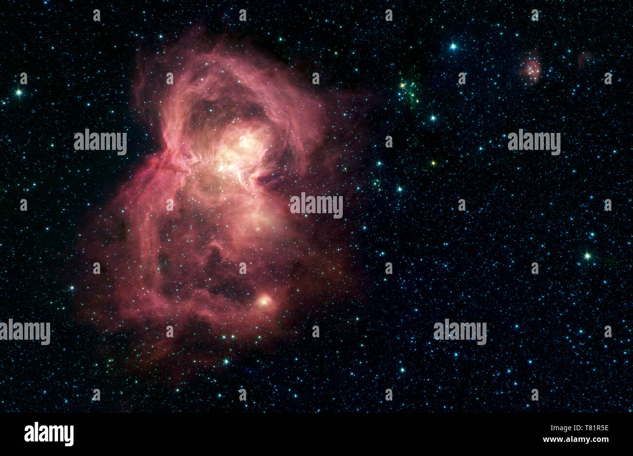 Butterfly Nebula, W40 Foto Stock