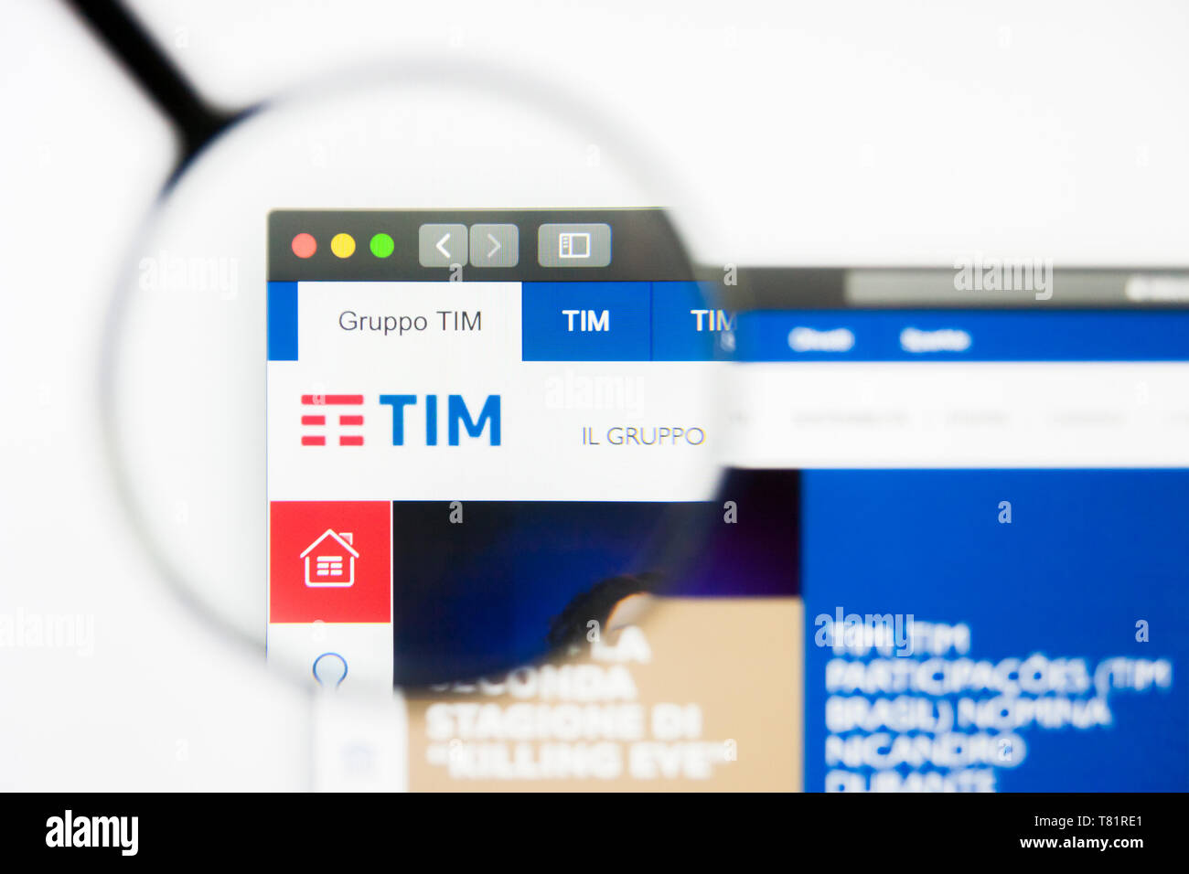 Logo telecom italia immagini e fotografie stock ad alta risoluzione - Alamy