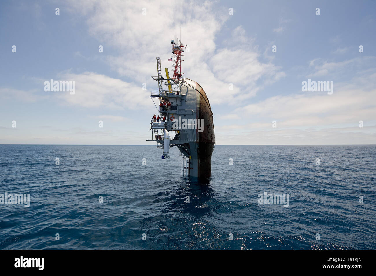 US Navy flottante della piattaforma di strumentazione (FLIP) Foto Stock