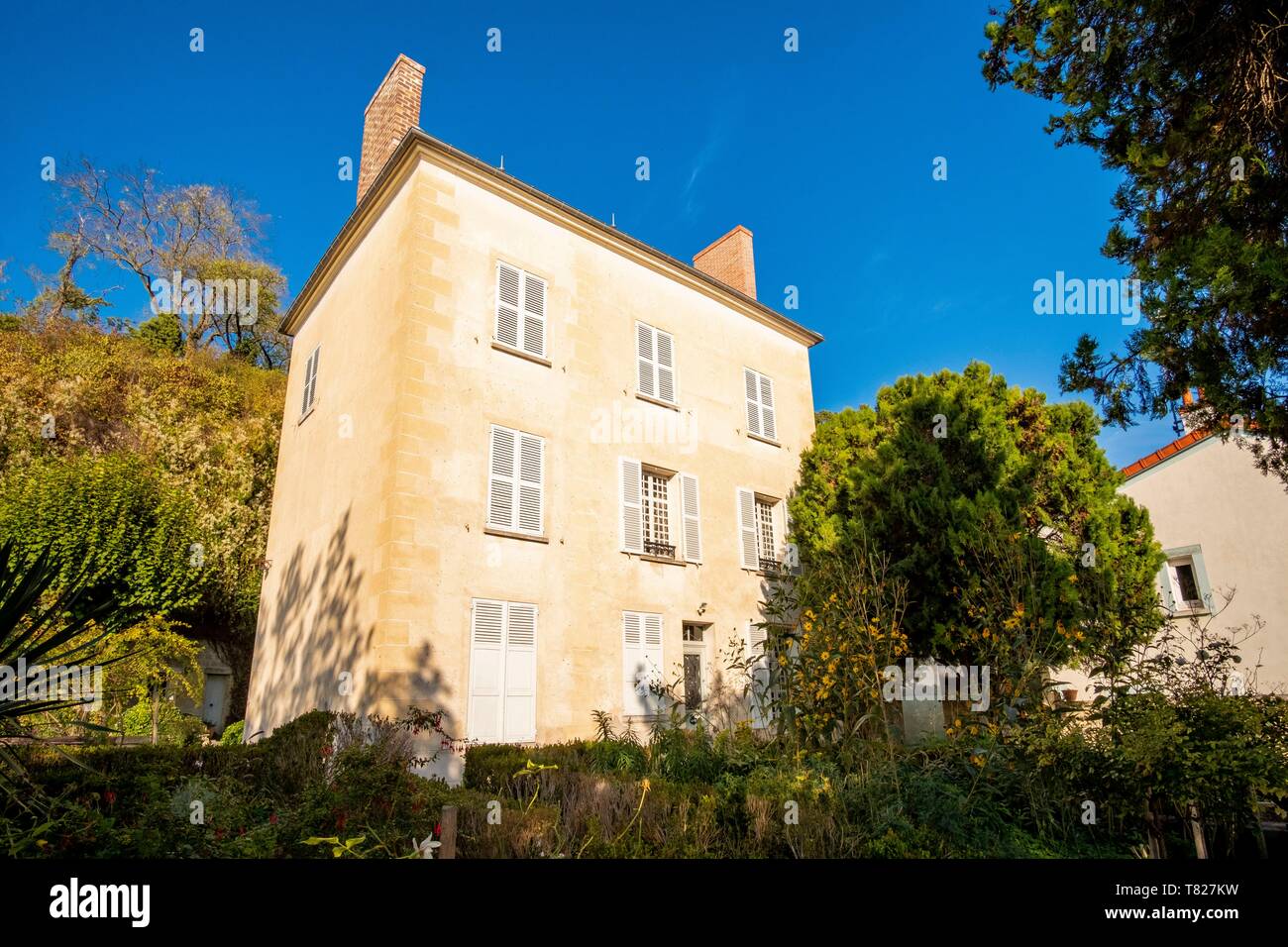 Francia, Val d'Oise, Auvers sur Oise, il dottor Gachet's house, Francese Vexin Parco Naturale Regionale Foto Stock