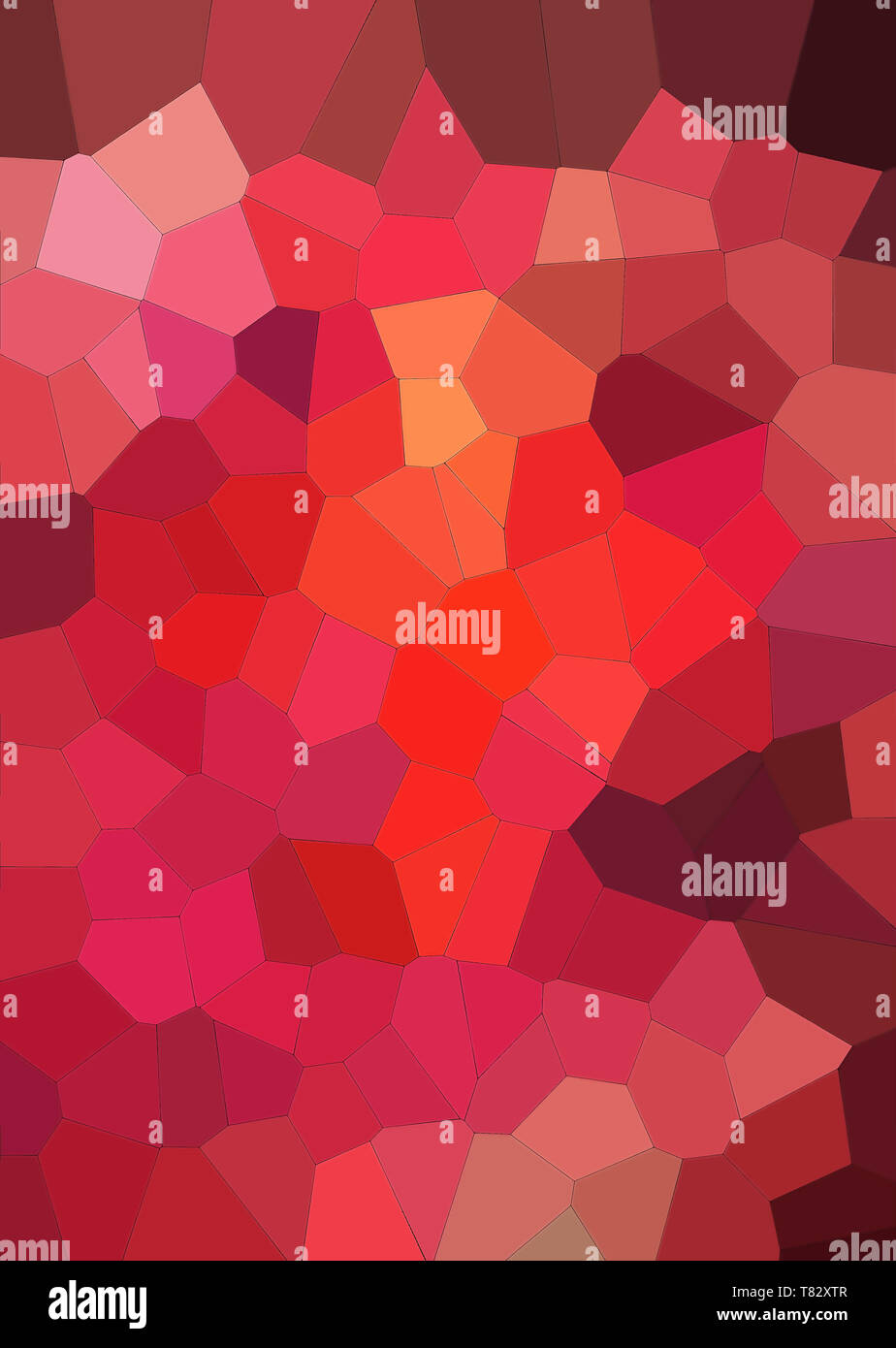 Astratto struttura geometrica nei toni del rosso. Sfondo multicolore Foto  stock - Alamy