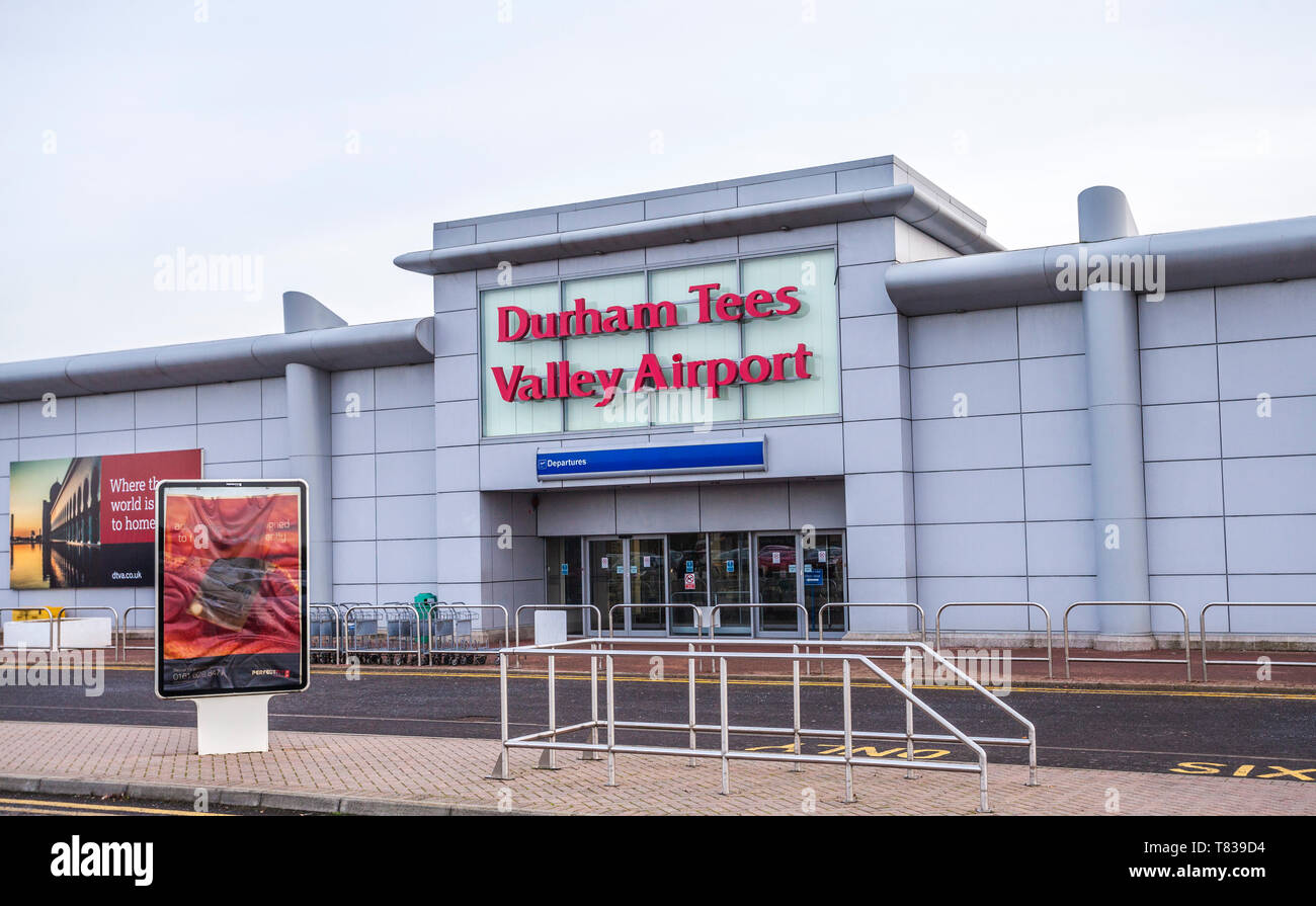 L' Aeroporto di Durham Tees Valley,l'Inghilterra,UK Foto Stock